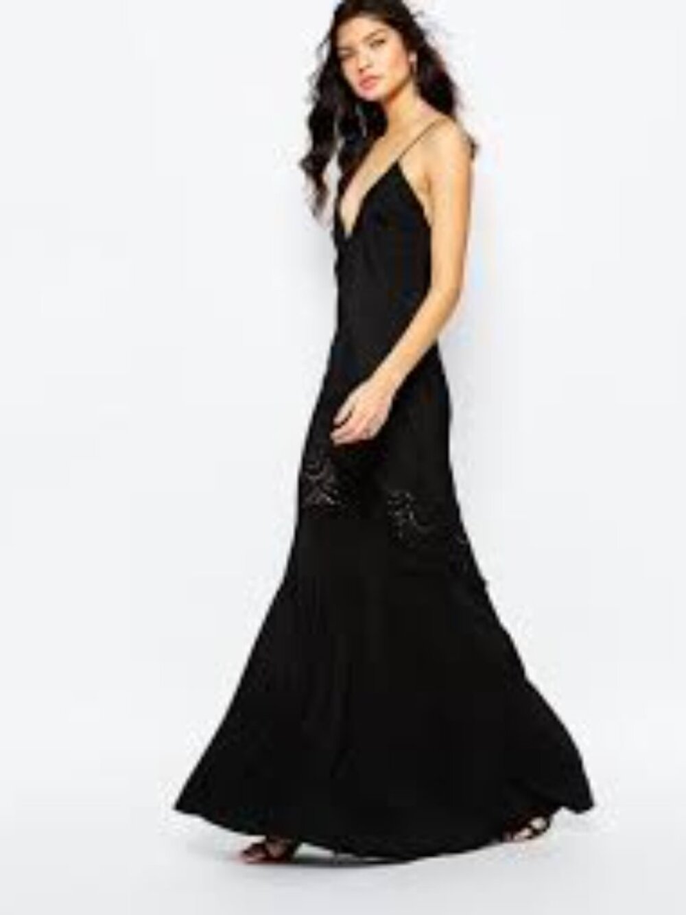 NWT The Jet Set Diaries eyelet lace bias cut with scalloped edge